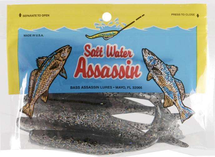 Bass Assassin 4 Sea Shad - Silver Mullet 