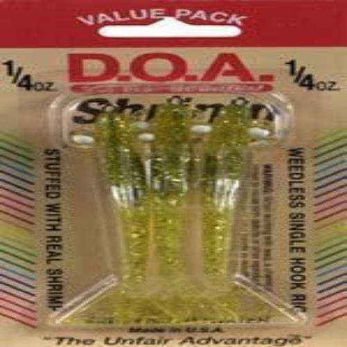 DOA Shrimp 3 inch, Clear