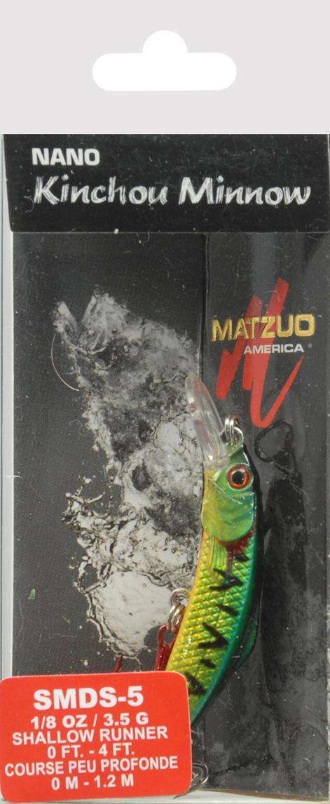Matzuo Firetiger Nano Kinchou Minnow Bait 1/8 Ounce 2'' - Ideal For  Gamefish at Outdoor Shopping