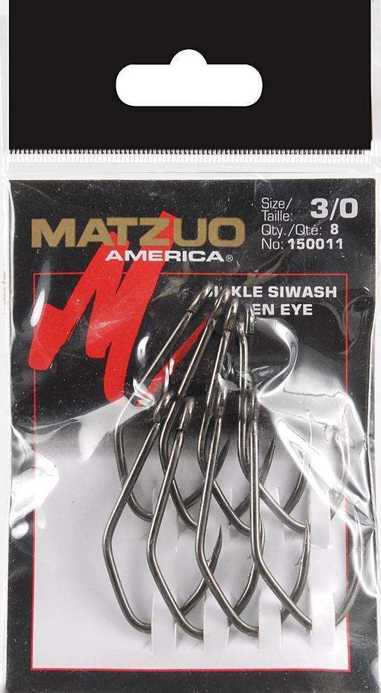 Matzuo Sickle Siwash Open Eye Hook Size #3/0 - Ultra Sharp Hooks at Outdoor  Shopping