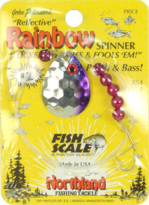 Northland Tackle Nickle Purple Colorado Walleye Spinner Rig #4 - USA Made  at Outdoor Shopping