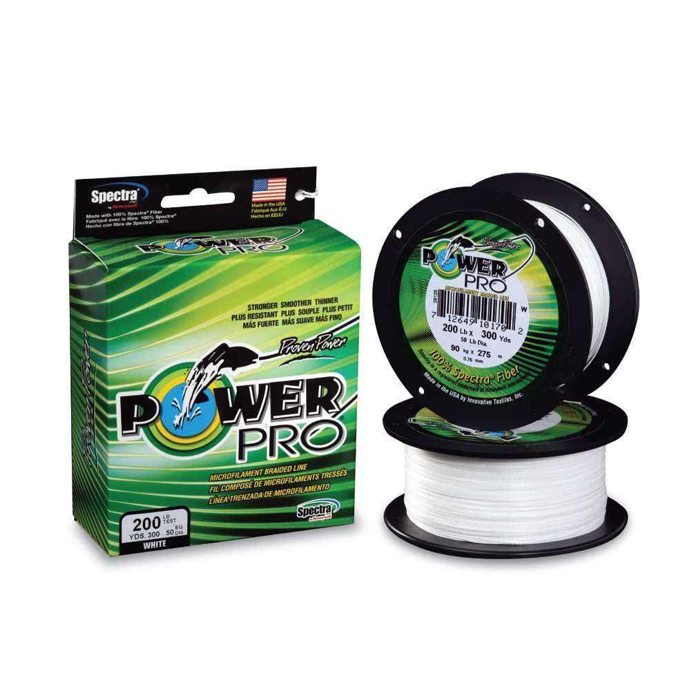 Power Pro White Microfilament Braid Line 65X 3000 Yards - Usa Made at  Outdoor Shopping