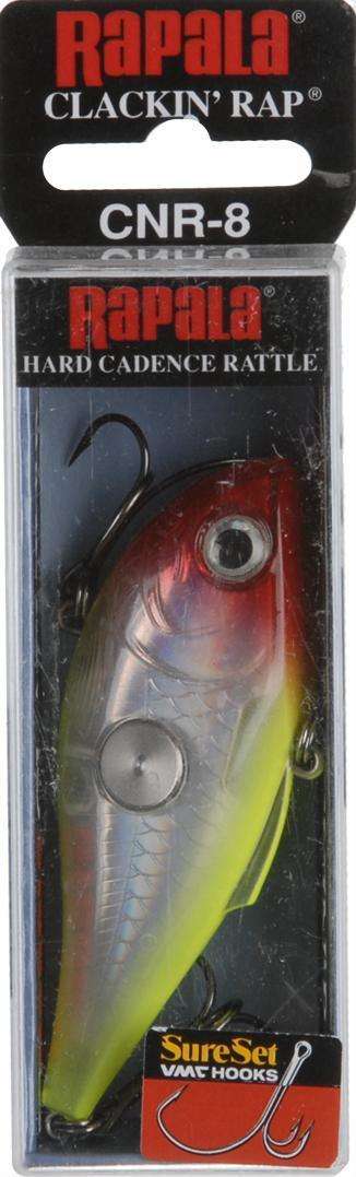 Rapala Clown Clackin' Rap 08 Fishing Lure 7/8 Ounce 3-1/8'' - Two VMC ...