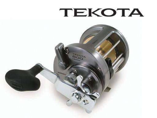 Shimano Tekota 800 Conventional Reel, 30 Pounds/450 Yards - Aluminum Spool
