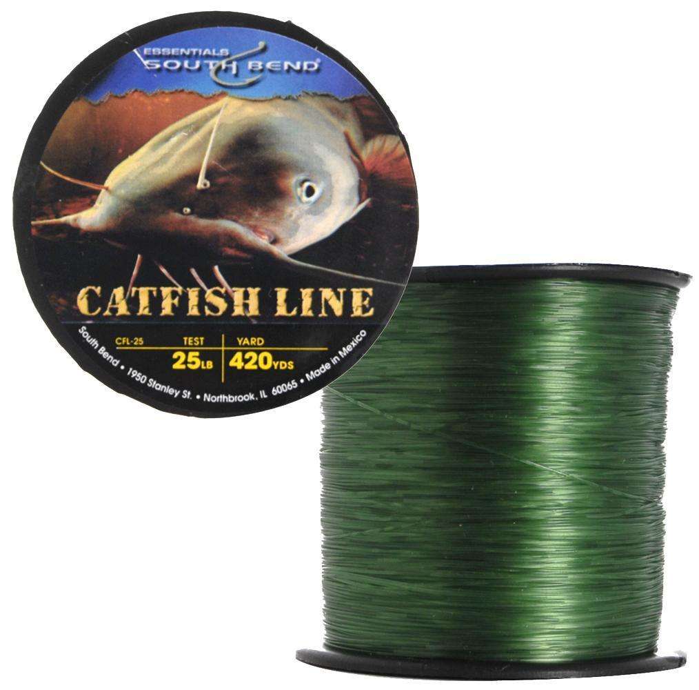 South Bend Catfish Line 25 Pounds Test 420 Yards - Super-Tough/Low-Stretch  at Outdoor Shopping