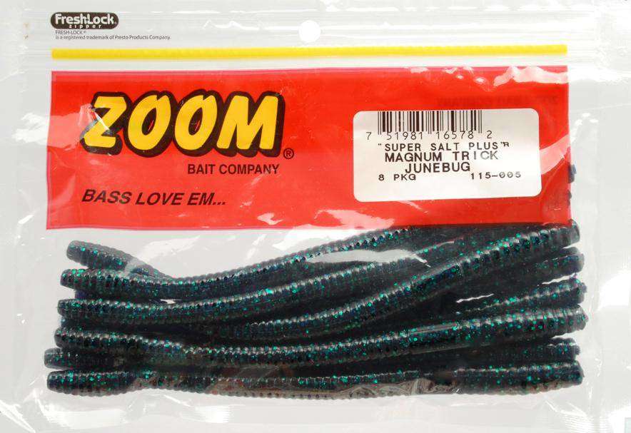 Zoom Junbug Magnum Trick Worm 8 Per Pack 7