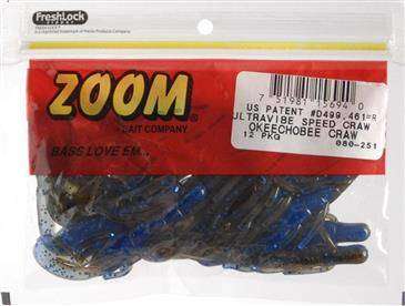 Zoom UltraVibe Speed Craw-Pack of 12 (Watermelon Candy, 3.5-Inch)