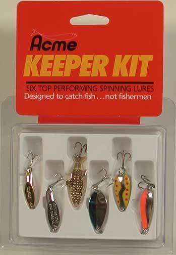  Acme Phoebe Spinning Lure, Gold/Nickel/Red, 1/12