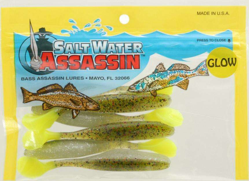 Bass Assassin Lures Chicken On A Chain Sea Shad Lure 4'' - USA Made