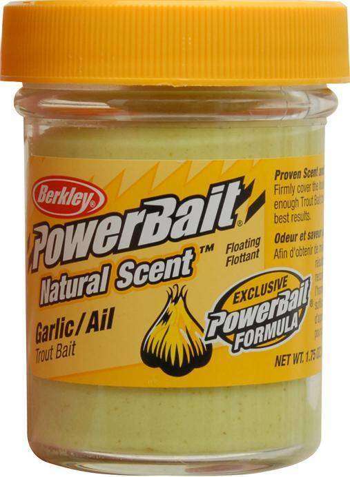 Berkley Natural Scent Trout Bait Garlic 1.75-Ounce - Exclusive Powerbait  Formula