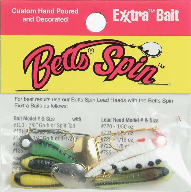 Betts Spin Fancy Color Lure 6 Pack 1/32 Ounce - A Great Jig For
