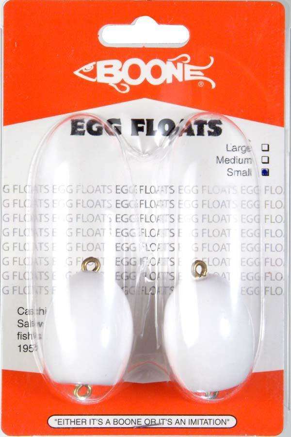 Boone Bait White Egg Bobbers Large 2 Pack - High Quality/Long Lasting