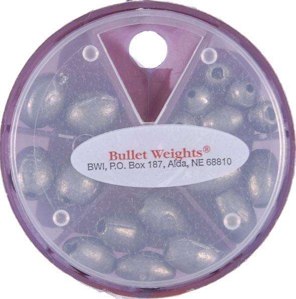 Bullet Weights Egg Sinker 18 Piece - Used For Catfish Rigs/Fishing