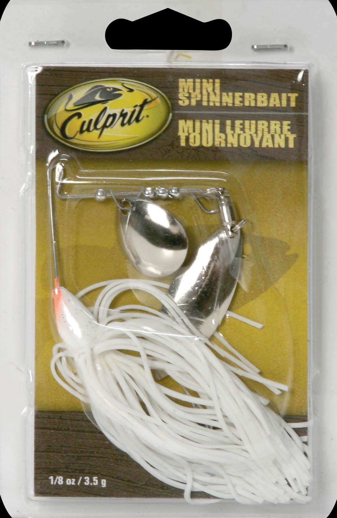 Culprit Chartreuse Spinner Bait 3/8 Ounce - Live Action Skirt & Razor-Sharp  Hooks