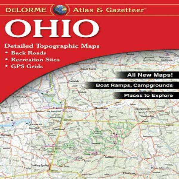 Delorme Ohio Atlas - Categories Include: Hiking/Bicycling/Canoeing ...