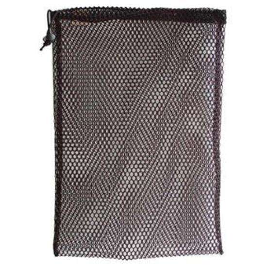 black mesh shopping bag