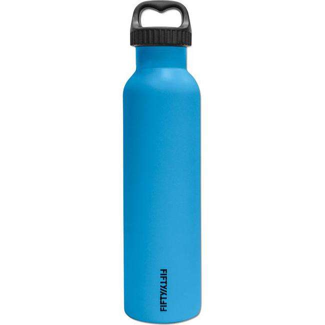 Fifty/Fifty Blue 25 Ounce Vacuum Insulated Bottle - Double Walled, Non ...