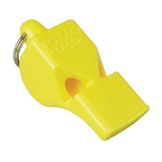 Fox 40 Yellow Classic Whistle - No Pea To Stick & Impede Sound/3 ...