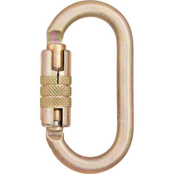 Gold Series Oval Twist Lock Carabiner ANSI - Strength 30kN & 16kN Gate ...