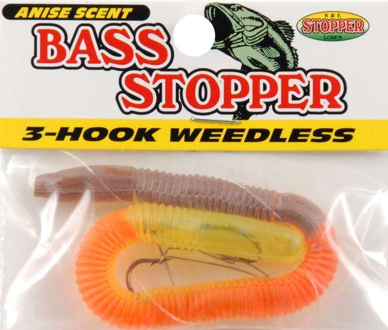 K & E Tackle Bass Stopper Magnum-Crawfish - 3-Hook Weedless ...