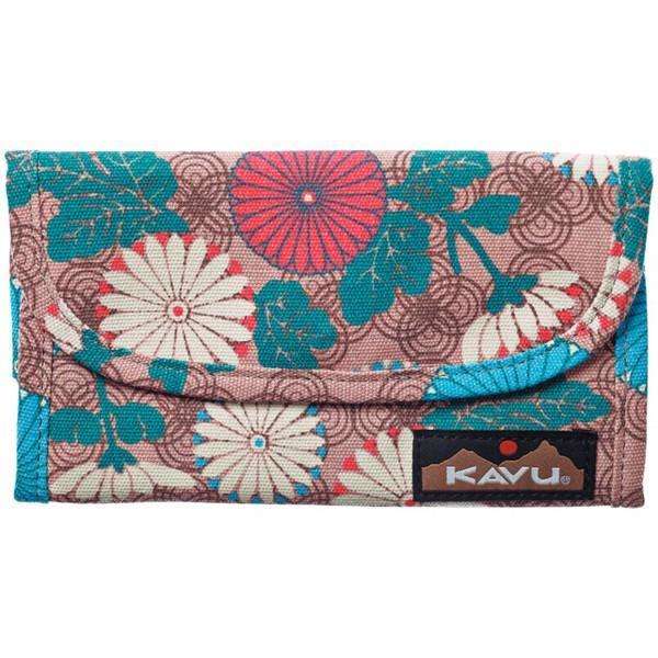 Kavu Vintage Posey Big Spender Organizer - Tri-fold Wallet With Snap ...