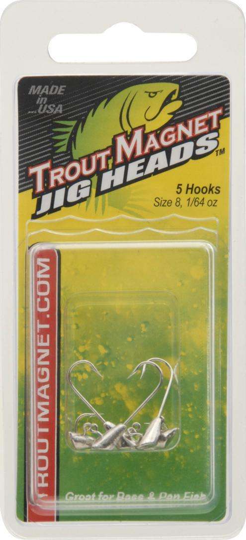 Leland Lure Gold Trout Magnet Jig Heads - Deadly For Other Species Of Fish