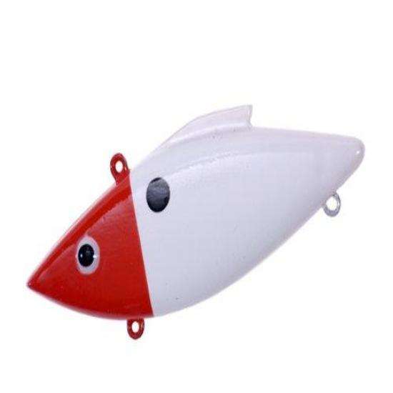 Leland Lures White Red Head Super Trap 1.5 Ounce - Fishing Lure
