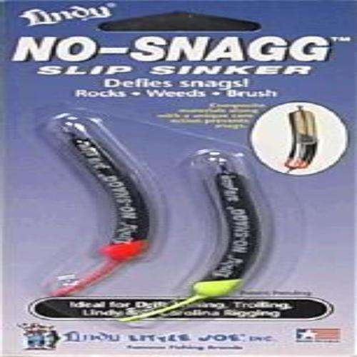 Lindy No Snagg Slip Sinker 2 Per Pack .75 Ounce Defies Snags/Rocks