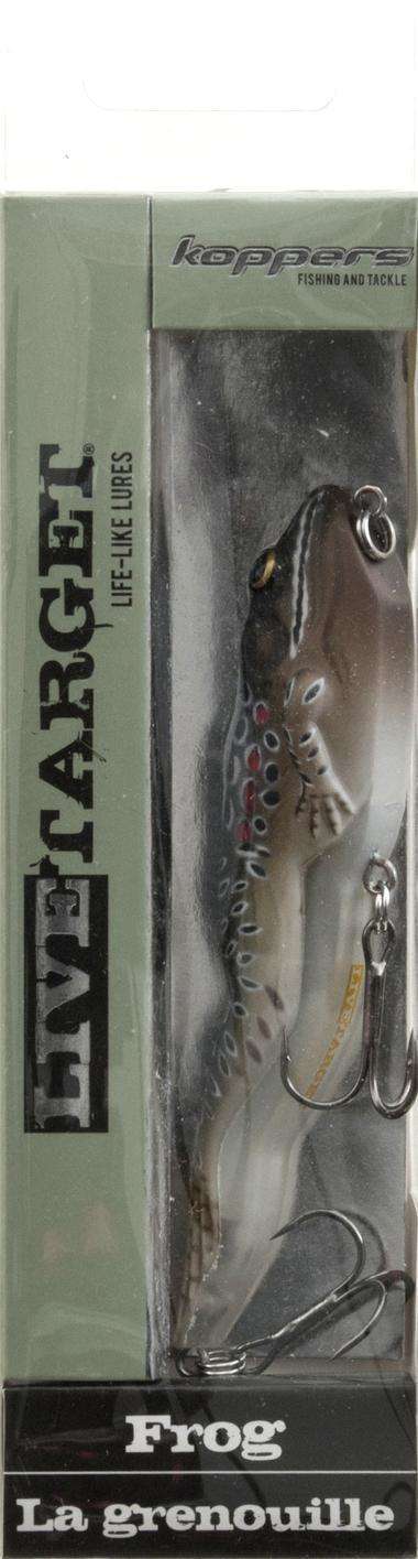 Live Target Walking Frog Topwater Lure, 4-1/8-in