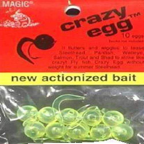 Magic Products Chartruese Crazy Eggs Bait 10 Pack - First Salmon ...