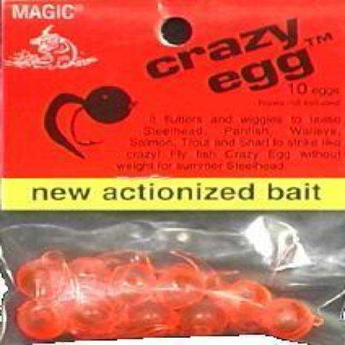 Magic Products Chartruese Crazy Eggs Bait 10 Pack - First Salmon/Steelhead  Lure