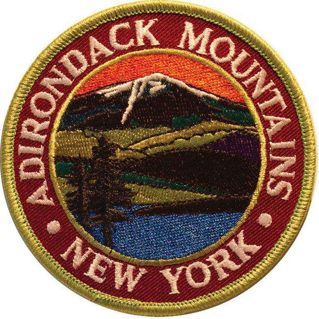 Match Adirondacks Mountains New York Patch - Sew On Embroidered Patch ...