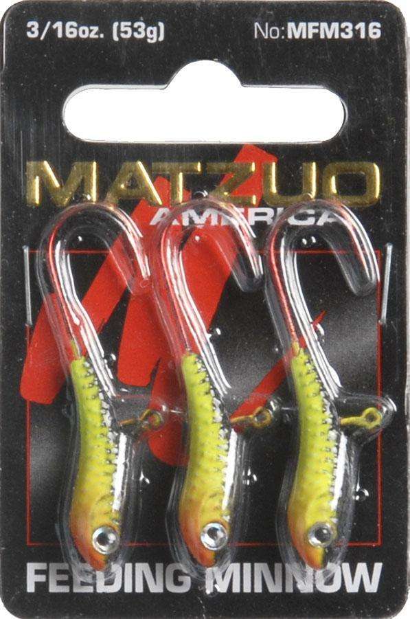 Matzuo Feeding Minnow Fishing Lure 5/8 Oz 2 in package Free shipping