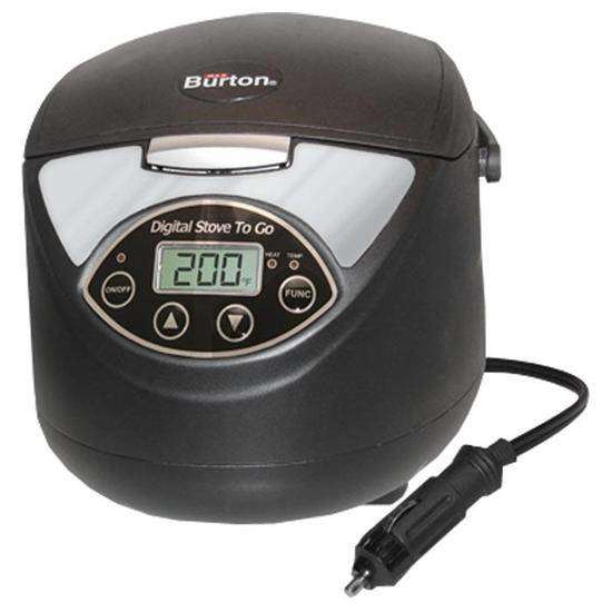 Max Burton Digital Stove To Go 12V Features Digitally Adjustable