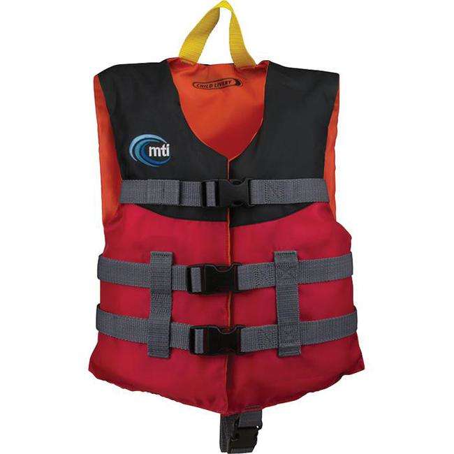 Mti Red/Black Child Livery Life Jacket - Lightweight, Comfortable ...