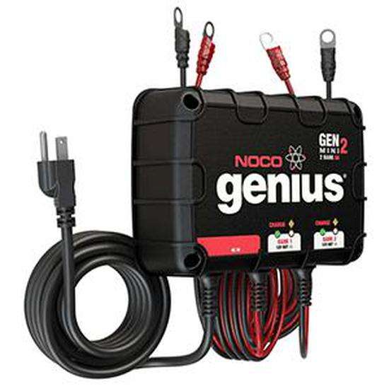 Noco Genius Genm2 8a 2 Bank Onboard Battery Charger Designed For Safety At Outdoorshopping 6987