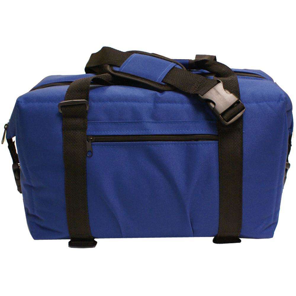 NorChill Blue 48 Can Soft Sided Hot/Cold Cooler Bag - Compact Roll-Up ...