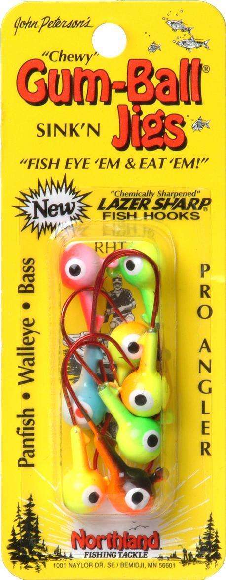 Northland Tackle Assorted Gumball Jig Two Tone .25 Ounce - Secure