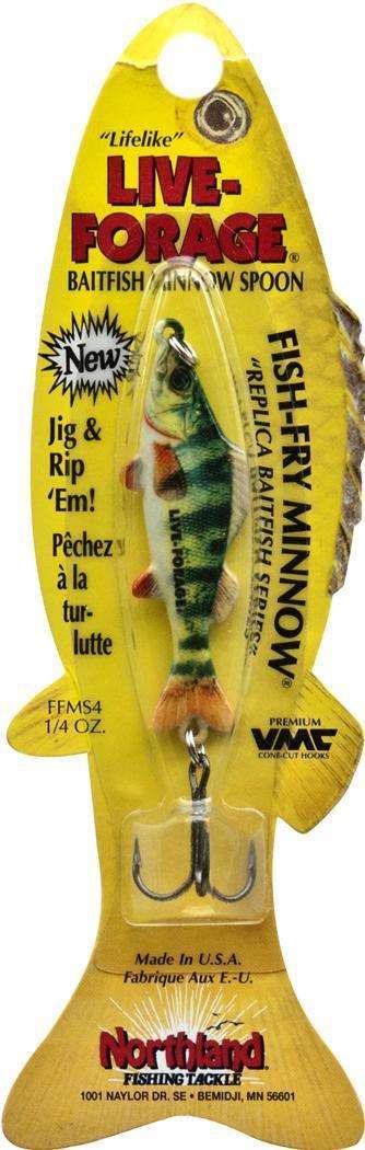 Northland Tackle Fish-Fry Minnow Spoon .25 Ounce - Deadly For Perch