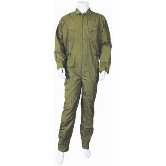 OLIVE DRAB GREEN USAF AIR FORCE ZIPPERED FLIGHTSUIT - Velcro Adjustable ...