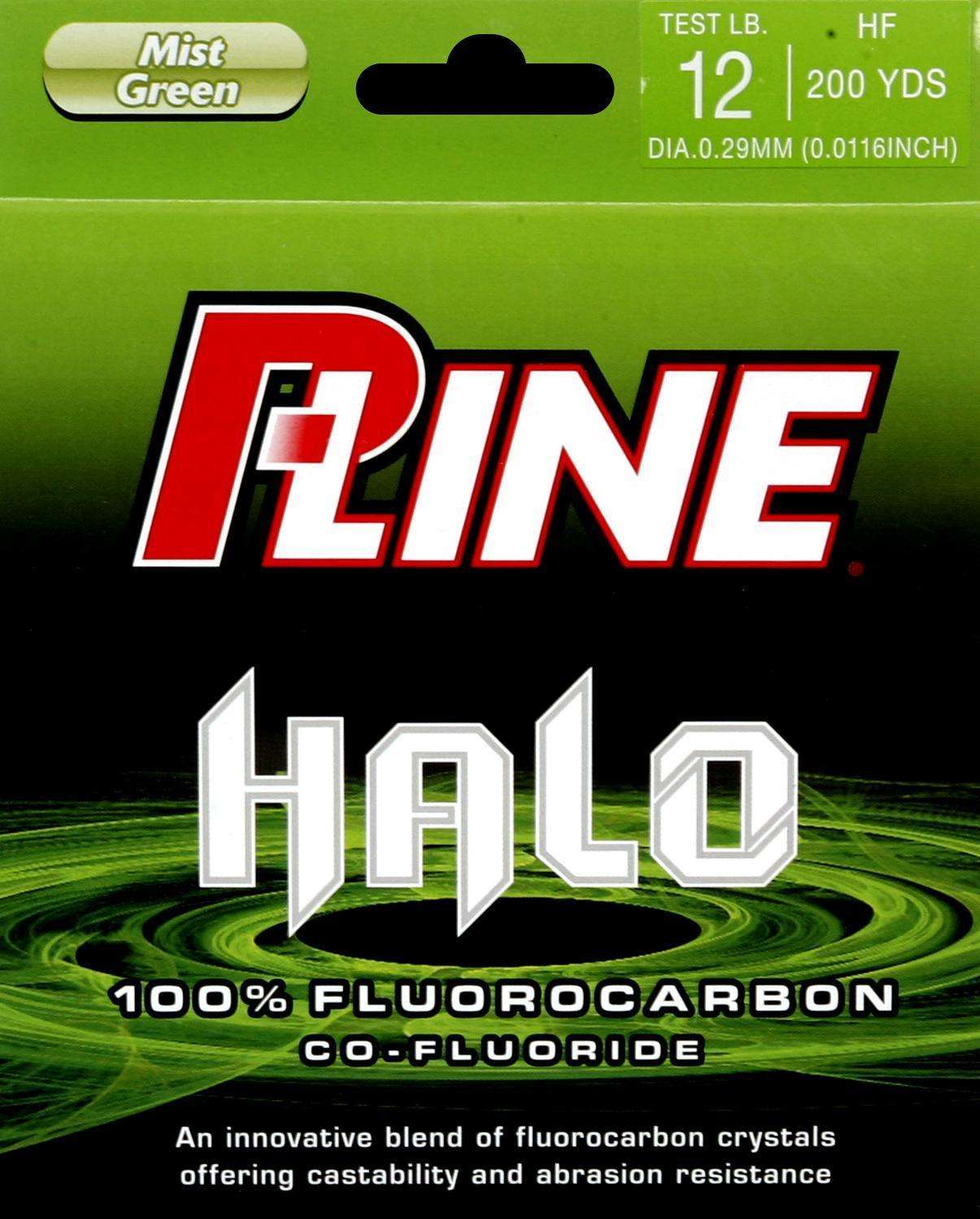 P-line Mist Green Halo Fluorocarbon Fishing Line 200 Yard, 12 Pound Test at  OutdoorShopping