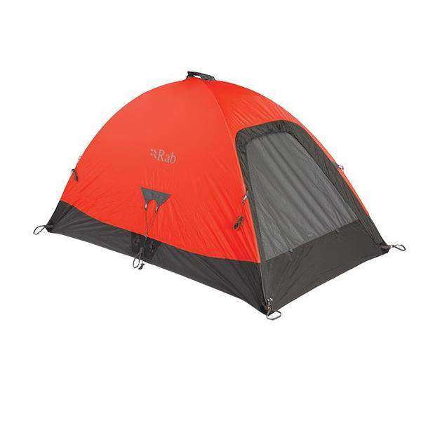 Rab Red/Grey Latok Summit 2 Person Tent - 70D Coated Nylon Bathtub ...