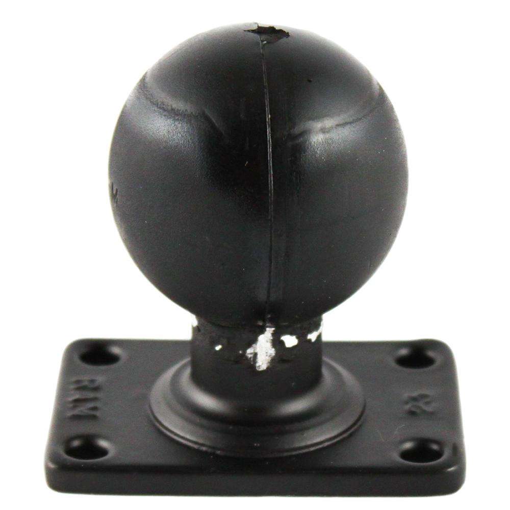 Ram Mount 2" X 3" Rectangle Base W/ 2.25" Ball Mount Has PreDrilled