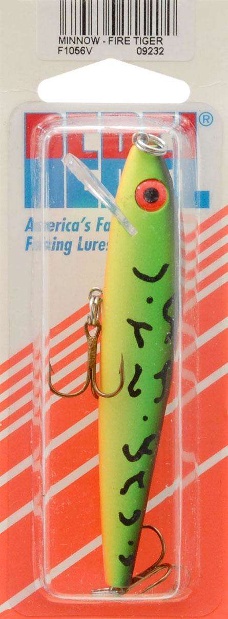 Rebel Fire Tiger Minnow Fishing Lure 3.5'' - Great For Walleye/Pike/Striped  Bass
