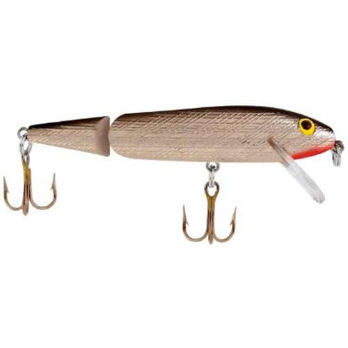 Rebel Silver/Black Jointed Minnow Fish Lure/Hook 2.5 Ounce 3.5 - Hard  Plastic