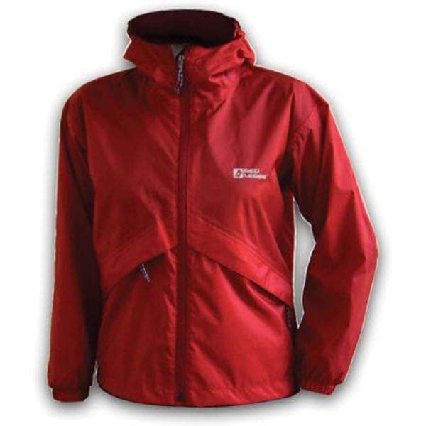 Red Ledge Red Thunderlight Jacket Large - Attached Hood With Adjustable ...