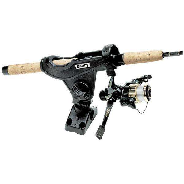 Scotty Bait Caster w/Combo Mount - Pistol Grip Rod Butts Easily Clear The  Sides