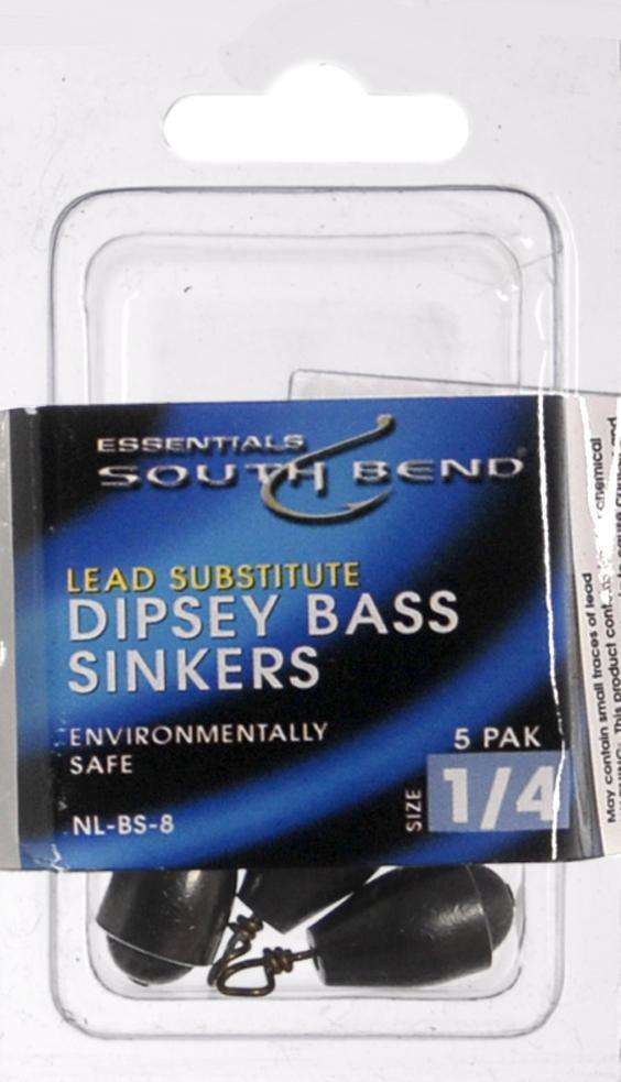 South Bend Non-Lead Dipsey Bass Casting Sinker