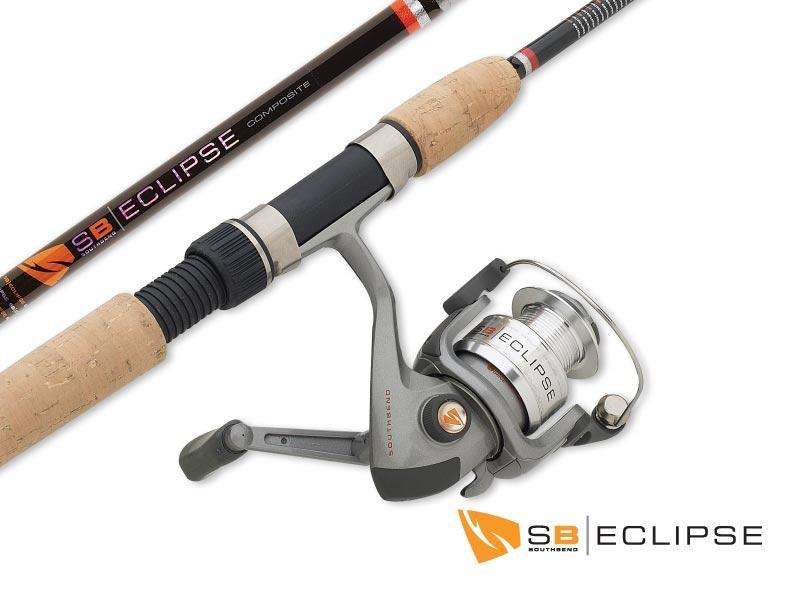 South Bend Eclipse 66 2 Piece Spin Rod - Fiberglass Rod Blank/aluminum  Spool at OutdoorShopping