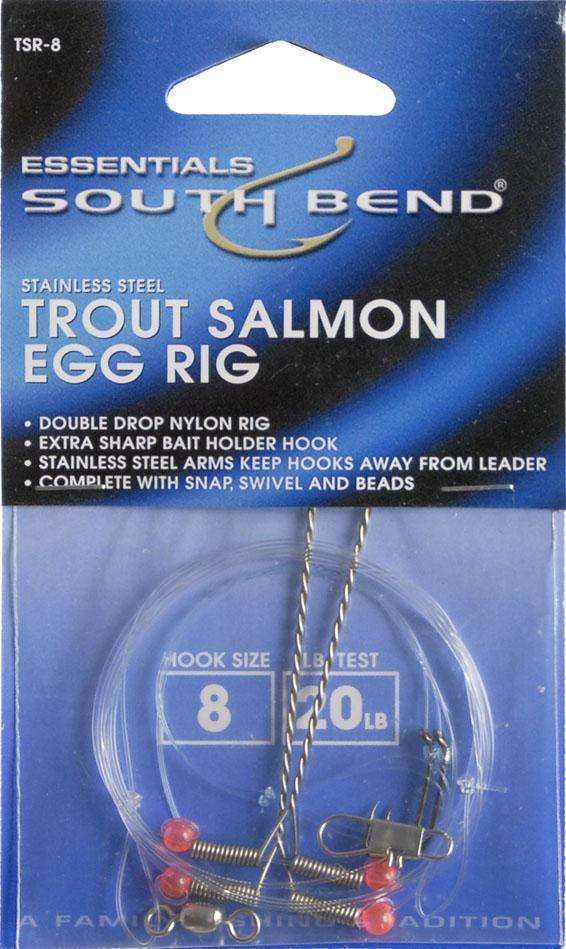 South Bend Trout Salmon Egg Rig Size 8 - Stinless Steel Extension Arms